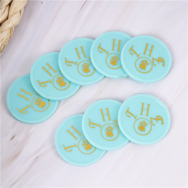 Sell-Besting Customized Beautiful Supermarket Trolley Tokens Plastic Chips