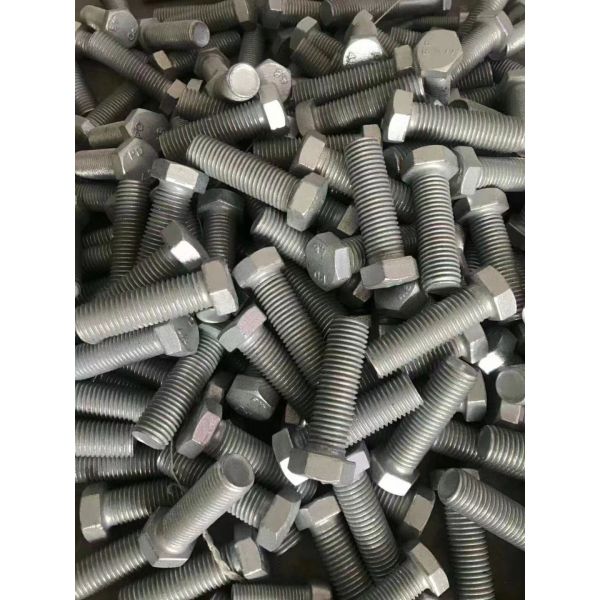 A cabeça lisa rosqueada completa do aço carbono encanta o parafuso para as peças de aço do trabalho exterior