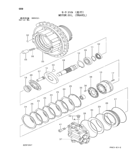 3107140 équipement de pompe hydraulique pour excavatrice à plaque de chargement pour HITACHI ZX290L-5G ZX330-3