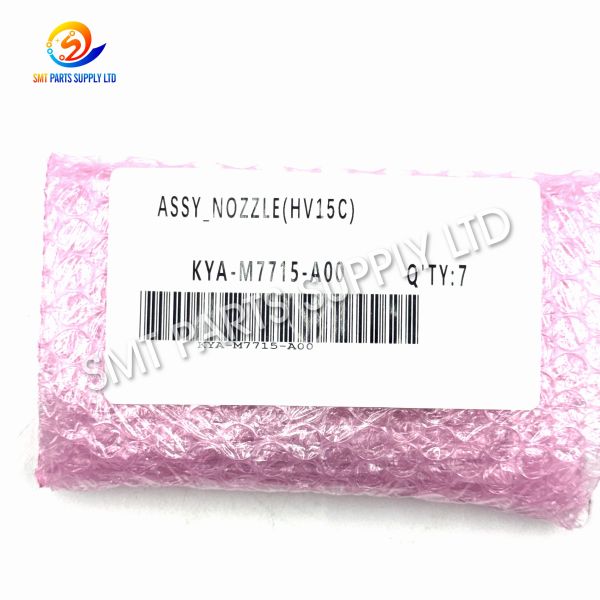 Yamaha KYA-M7715-A00 HV15C SMT Nozzle Assembly for Vacuum Pickup and Component Placement on GXH Series Pick-and-Place Machines
