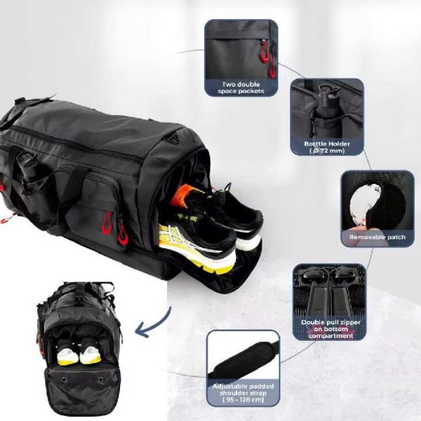 3 In1 Large Sport Training Backpack Lightweight Travel Duffle Bag Backpack