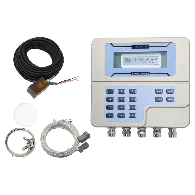 ST502 Clamp-on Ultrasonic Flowmeter with Transit-Time Technology IP65 Enclosure
