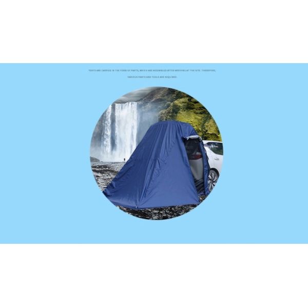 245*200*220CM для 2-х человек Синий серебряный полиэстер 190T Спортивный транспортный средства Кампинговая палатка водонепроницаемая