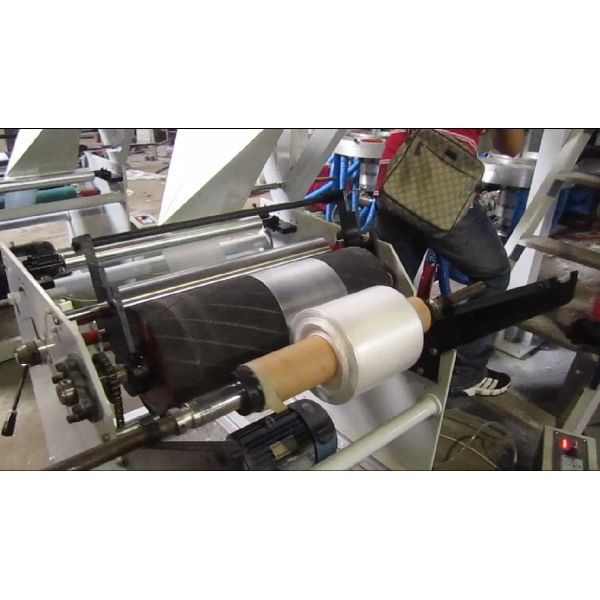 Single Screw Blown Film Extrusion Machine Winding Folding Device