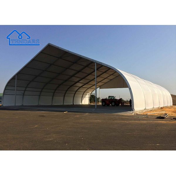 Customized Heavy Duty Industrial Warehouse Tent Workshop Storage Curve Tent