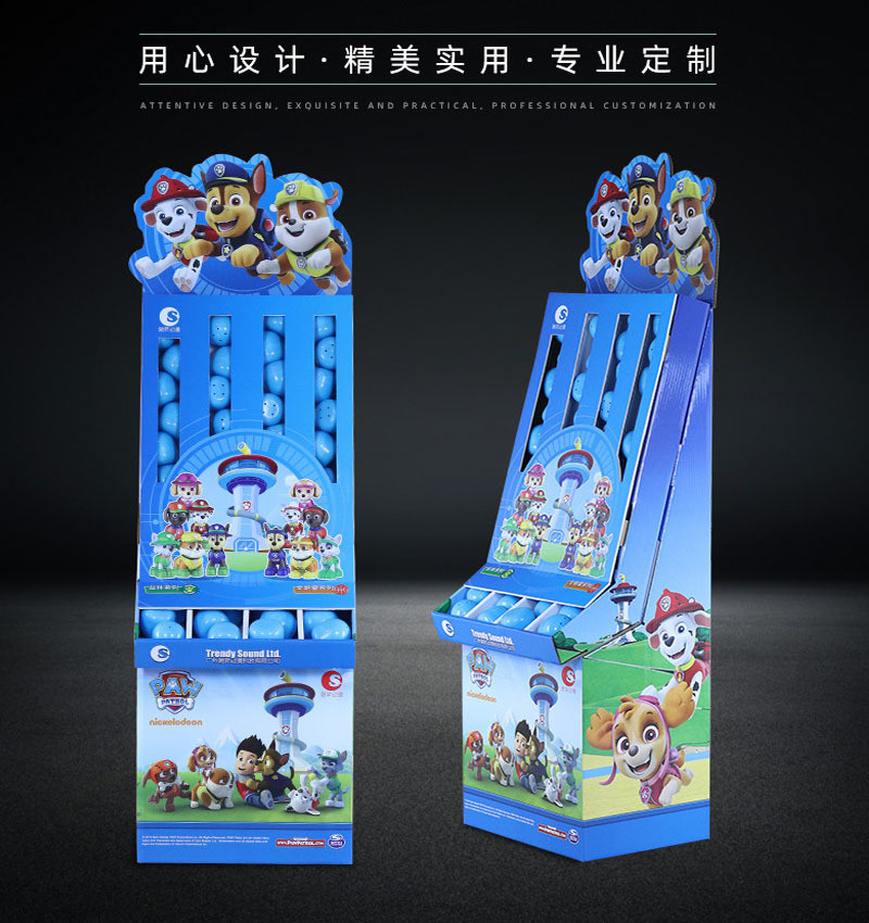 Cartoon Display Stand Design for Capsule Toy Shop Custom Logo Commercial Furniture
