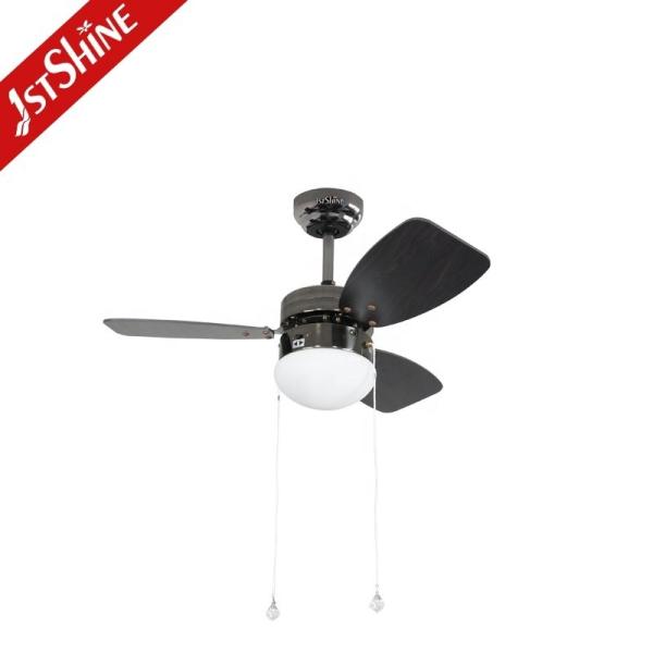 1stshine 30 polegadas de cobre puro motor reversible ventilador de teto com cadeia de puxa pequeno tamanho