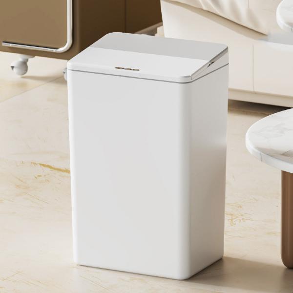 House Hold Smart Sensor Trash Bin Folding Plastic Trash Can with Lid