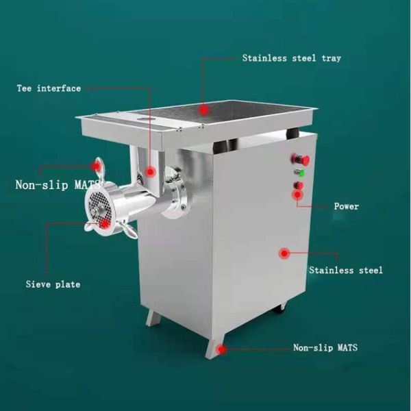 AiHe Meat Processing Machine Sausage Slaughtering 32 Frozen Fresh Meat Bone Grinder Meat Grinder