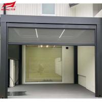 Cortinas de rolo motorizadas ao ar livre para pátio à prova de vento com tela Zipscreen