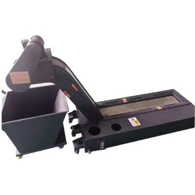 Safety Chip Conveyor Types Magnetic Chain Plate  Chip Removal Conveyor