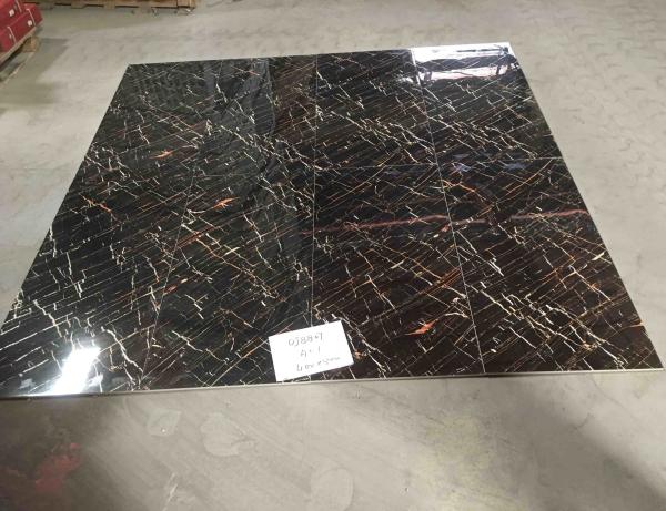 400x800mm Polished Glazed Porcelain Tiles with Gold Line