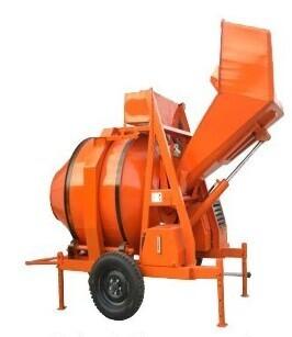 JZR350H Diesel Concrete Mixer with Hydraulic Hooper 560L , Diesel Cement Mixer