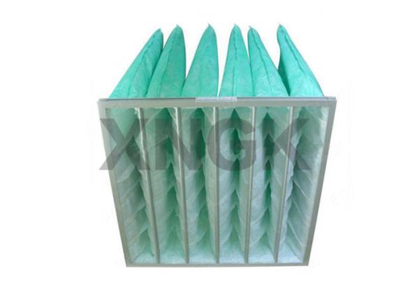 85% / 95% Efficiency Industrial Pocket Air Filter Low Pressure Drop
