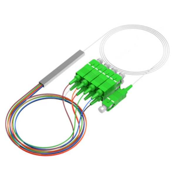 1 * 8-управляемый ABS Box SC APC UPC Multiplexer FTTH Optical PLC Splitter для волокна GPON EPON