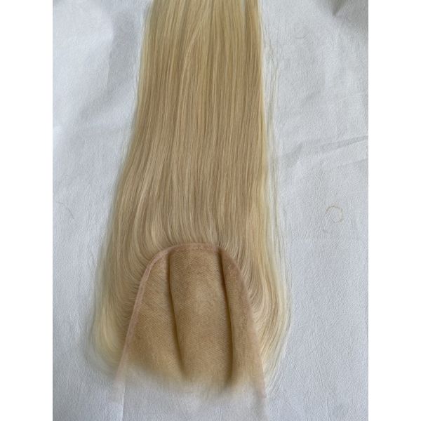Stock Color Brown Blonde French Lace Closure Transparent Lace Frontal 6X6 Lace Closure Direct Factory Prices