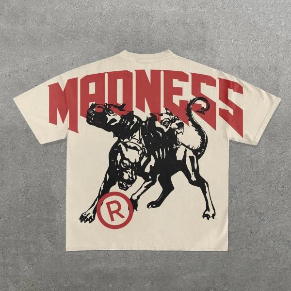 1000 Hip Hop Grande Drop Shoulder Graphic Tees Dtg Impressão Screen Impressão T-shirt personalizado