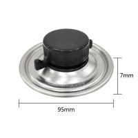 Couvercle de conteneur en fer blanc de 0,21 mm carré