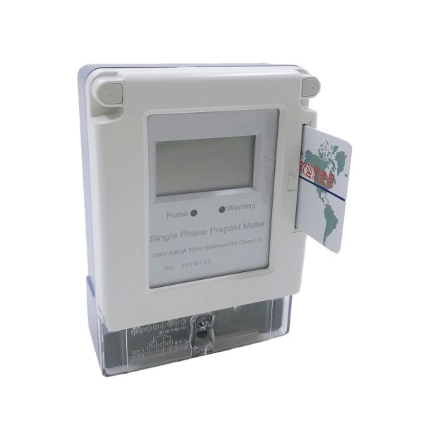 60HZ Single Phase Electric Meter , IP54 Prepaid Smart Electric Meter