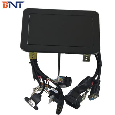 Built in conference table aluminum alloy hydraulic pop up table socket