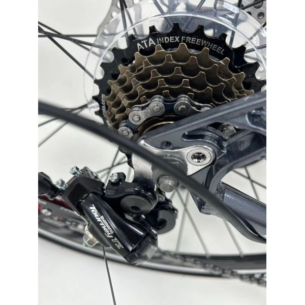 Bicicleta de carretera negra mate de 20 pulgadas de carbono para adultos Szie 700c*490/520/550/590/620