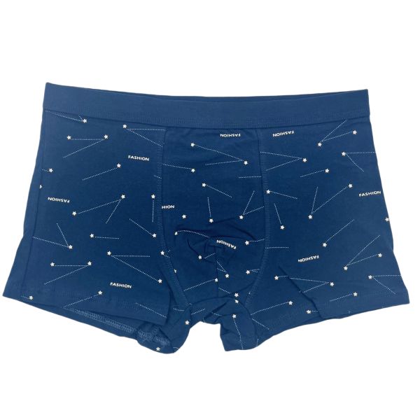 Fashion Pure Cotton Men's Brief Boxer Briefs Printed Plus Size Boxer Briefs for Men