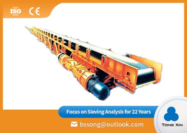 Large Output Heavy Duty Belt Conveyor  Low Power Consumption Energy Saving