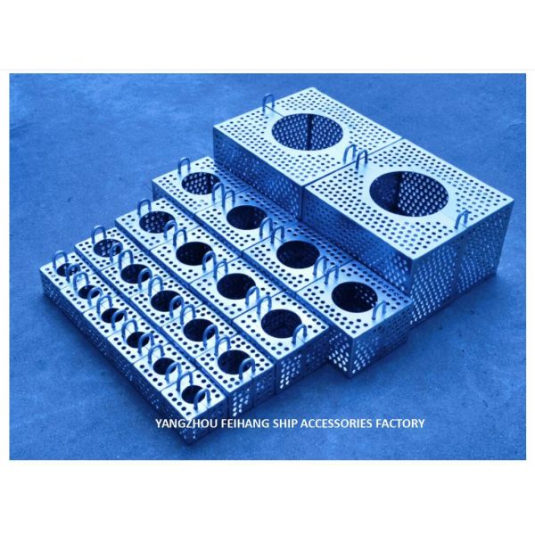 MARINE SUCTION ROSEBOX STRAINER GALVANIZED STEEL PLATE 5K-100A JIS F7206