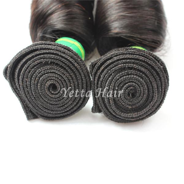 No Mixture Brown Peruvian Human hair Weave Pretty Soft 3 Pieces / Lot