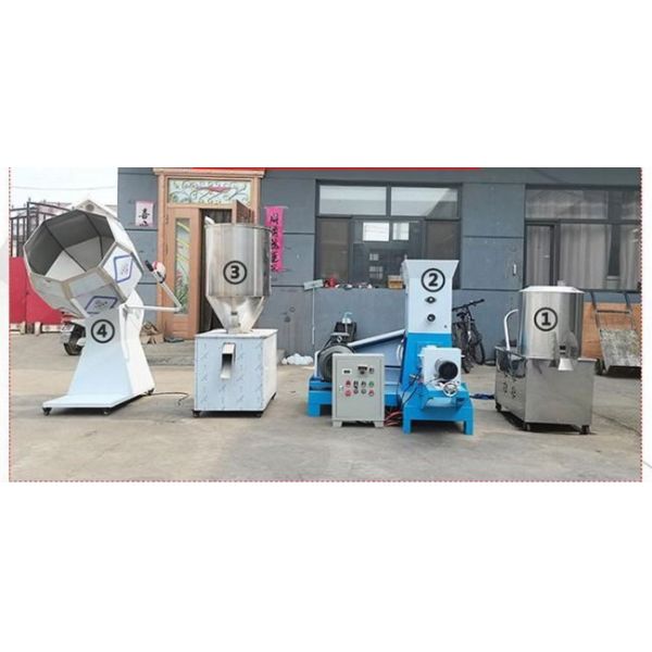 Мощность 50-2000 кг/ч Экструдер для промышленной кормопереработки винтового типа