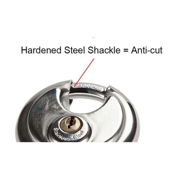 Sheer 70mm Eco-Friendly Stainless Steel Anti-Theft Lock Warehouses Durable Key Unlock System Waterproof Gates Cake Lock Chain