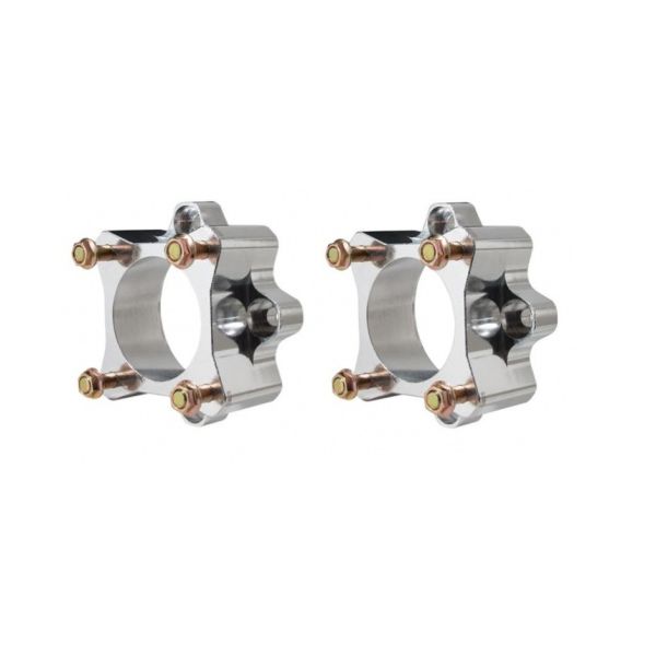 Aluminum Quad Wheel Spacers , High Precision Silver Utv Wheel Spacers