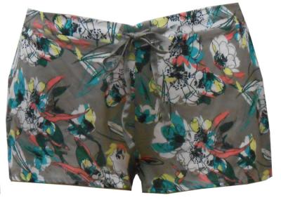Athletic Workout Ladies Casual Pants Elegant Short Pants Printing House Quick Dry