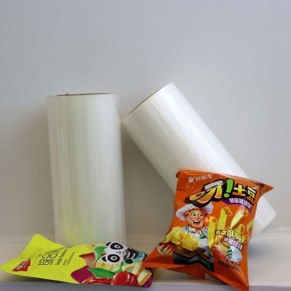 One Side Heat Sealable Low Friction BOPP Clear Film For Straws And Food 15μM 18μM 20μM