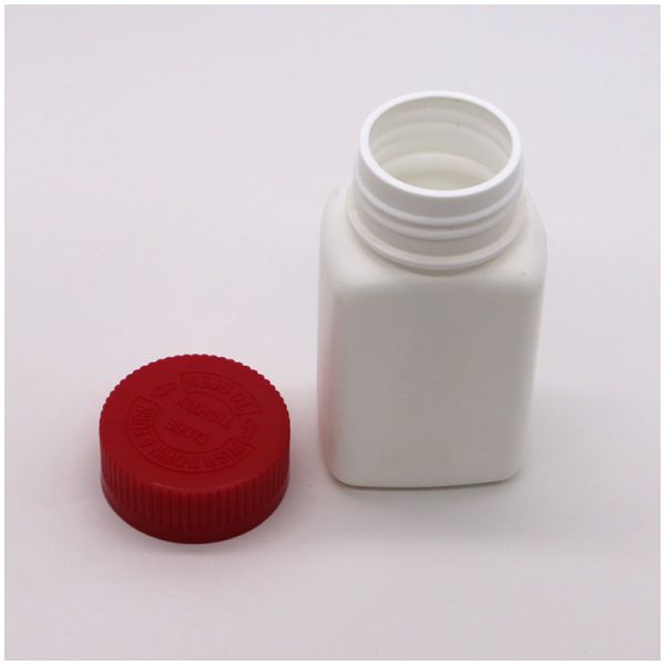 Bouteille en HDPE de couleur personnalisée de 120 ml pour solution de stockage de médicaments solides et en poudre