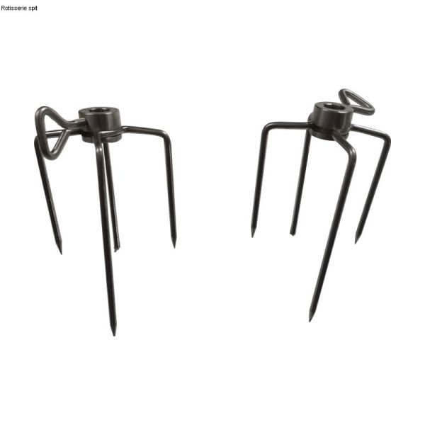 Нержавеющая сталь Барбекю гриль Ротиссирная Слюнный рог Мясо вилка для и преимущественные особенности