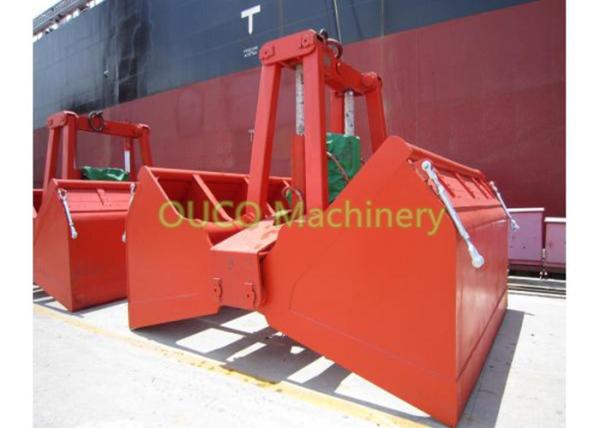Vessel Clamshell Grapple Bucket Flexible High Dead Weight Long Service Life