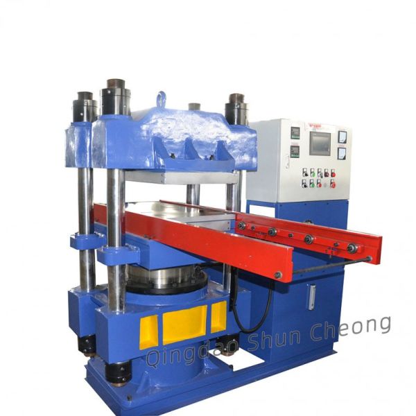 Column-type Flat Plate Vulcanizing Machine with 2-4 Working Layers, 35# Steel Plates, and Automatic Control