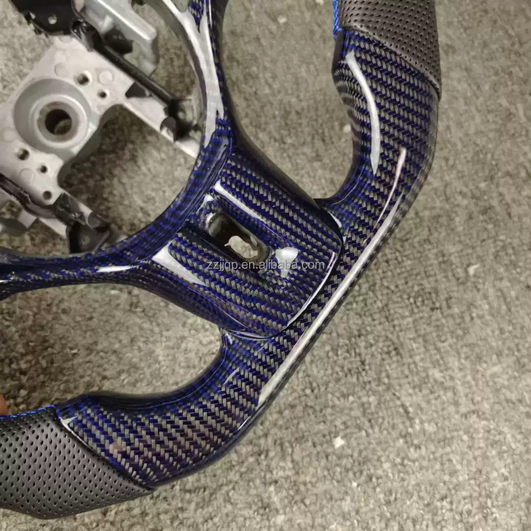 Unleash the Power of Cyberpunk Design with Mitsubishi EVO Carbon Fiber Steering Wheel