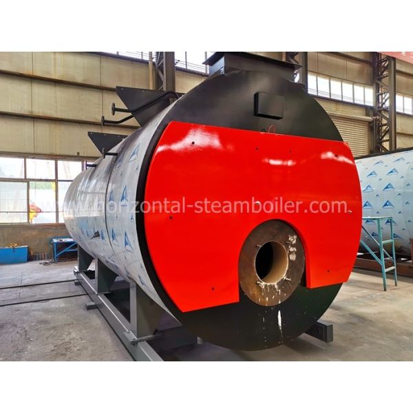 10 Ton Gas Fired Steam Boiler 10000Kg/Hr Running Low Consumption Fuel