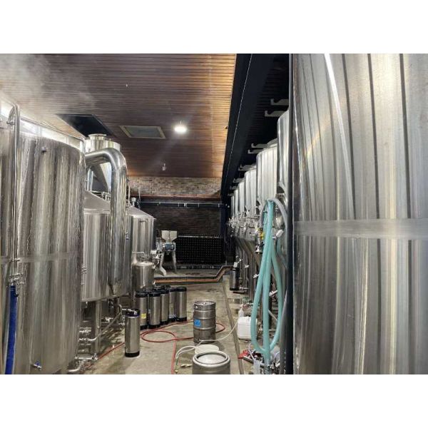 15BBL Beer Brewing Equipment Two SS304 Vessels In Brewhouse