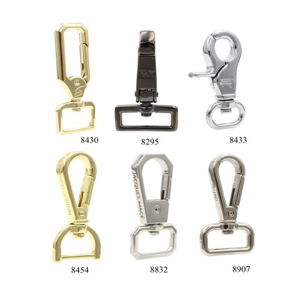 38mm Heavy Duty Snap Hook Gunmetal Black Swivel Snap Clips For Bag