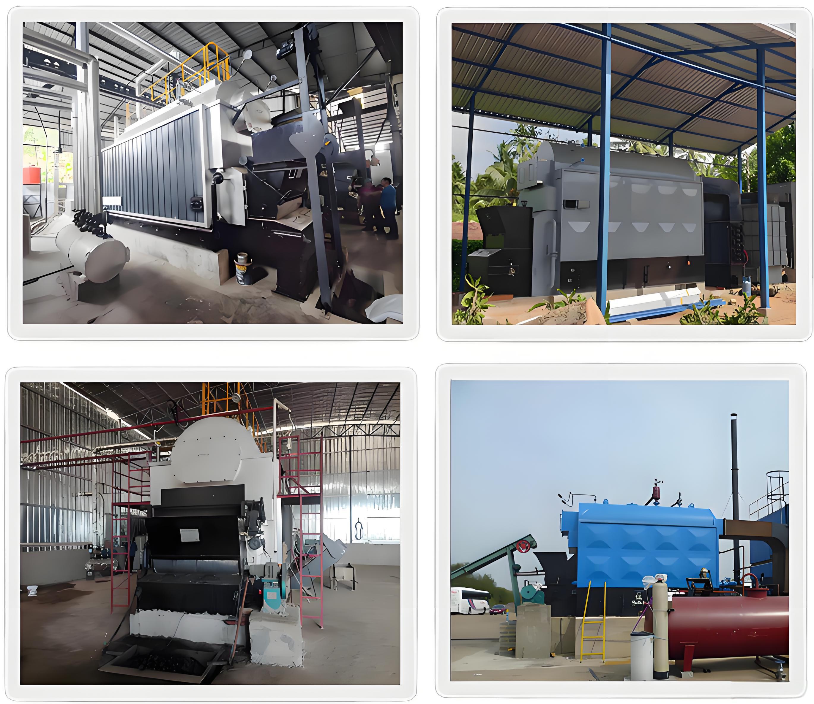 DZL 3 Ton Fully Automatic Feeding Chain Grate Coal Biomass Wood Fired Steam Boiler Professional Export Manufacturer