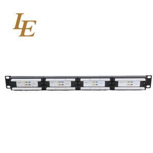 1U UTP 24ポート Cat5E Cat6 UTP パッチパネル