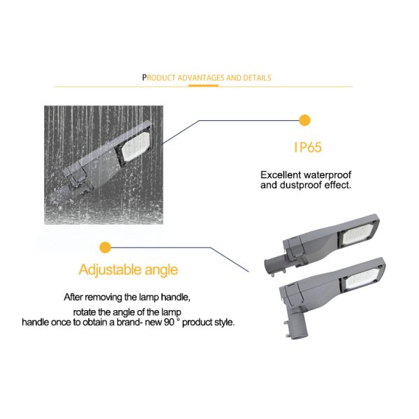 свет дороги наивысшей мощности мини на открытом воздухе заливки формы приспособления освещения проезжей части светильников улицы алюминиевой песочный черный серый