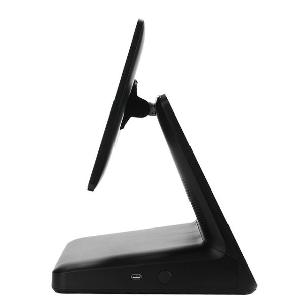 Sistema POS de pantalla táctil de 15 pulgadas con segunda pantalla de 11,6 pulgadas e impresora térmica externa