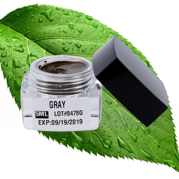 os pigmentos semi permanentes da composição 45g para Microshading Eyebrown pigmentam o cinza 5ML