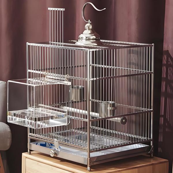 20x20cm Galvanizado Metal Aço Caixa de armadilhas para animais Caixa de armadilhas para pássaros à prova de vento