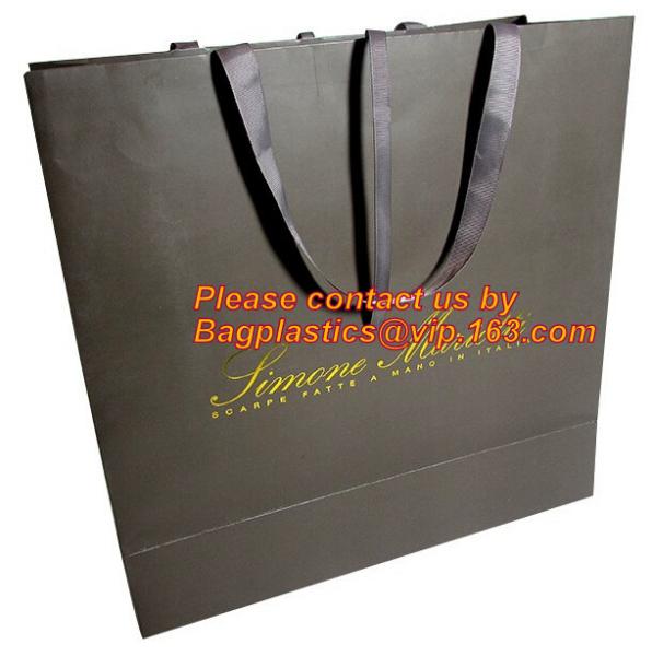 Coated paper bag, Wine gift bag for the wine bottle, aluminium foil paper bag for wedding, wedding paper bags, printed