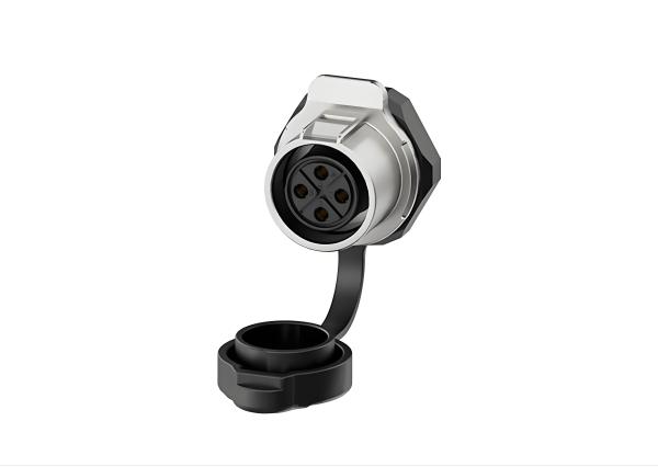 Connecteur d'alimentation LP20 4 broches à souder, étanche IP68, 20A